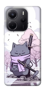 Чохол на Xiaomi Redmi Note 14 4G (Europe version) Samurai cat фото 1 з 1