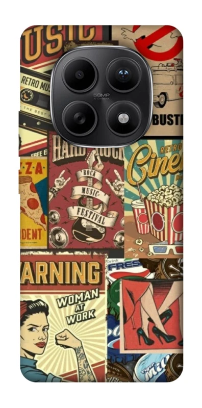 Чохол на Xiaomi Redmi Note 15 5G Retro collage ver.2 фото 1 з 1