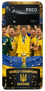 Чехол на Xiaomi Poco X4 Pro 5G UA-Football ver.5 фото 1 из 1