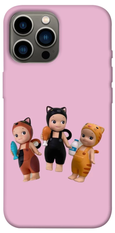 Чохол на Apple iPhone 13 Pro Max (6.7") Cat Cafe Trio фото 1 з 1