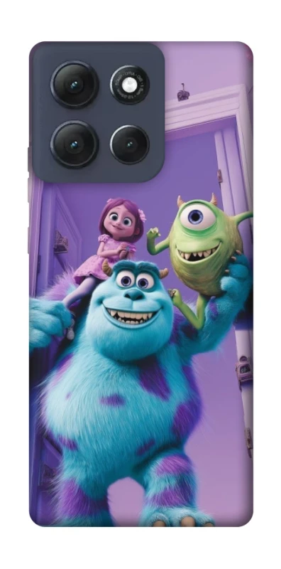 Чехол на Motorola Moto G86 Power Monsters friends фото 1 из 1