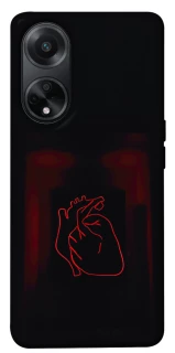 Чехол на Oppo A98 Красное сердце фото 1 из 1