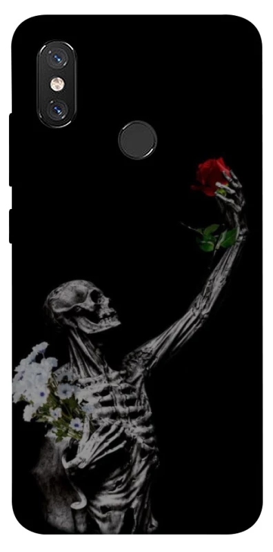 Чохол на Xiaomi Mi 8 Skeleton vs Rose фото 1 з 1