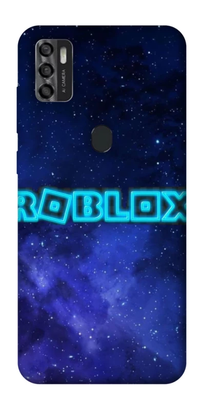 Чехол на ZTE Blade A7s (2020) Roblox Space Logo Blue фото 1 из 1