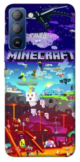 Чехол на TECNO Pop 5 LTE Minecraft world фото 1 из 1