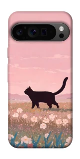 Чехол на Google Pixel 9 Pro cat on a field фото 1 из 1