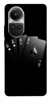 Чехол на Oppo Reno 10 Black Cards фото 1 из 1