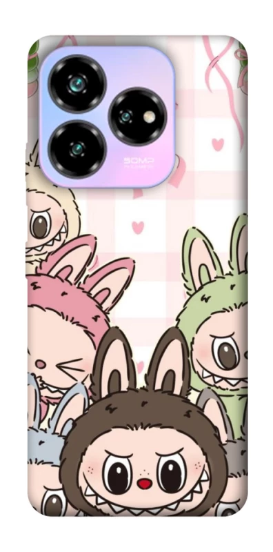 Чохол на ZTE Nubia V60 Desing All Labubu 2 фото 1 з 1