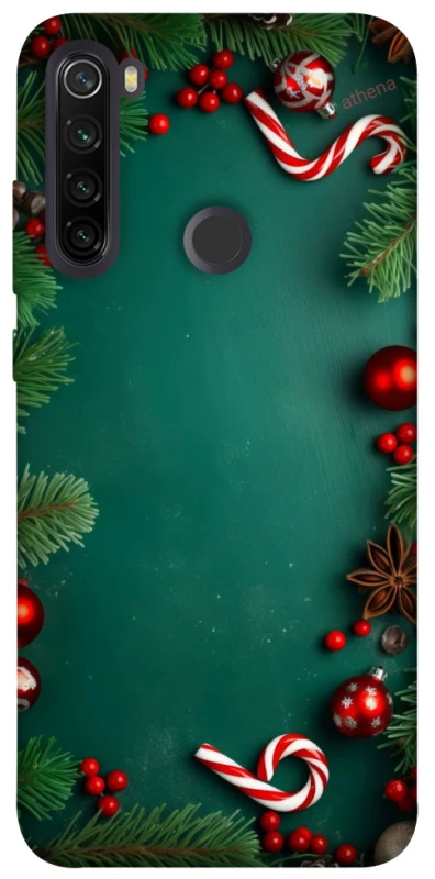 Чохол на Xiaomi Redmi Note 8T Новорічний v35 фото 1 з 1