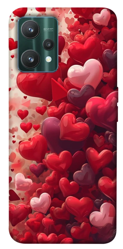 Чехол на Realme 9 Pro Many hearts фото 1 из 1