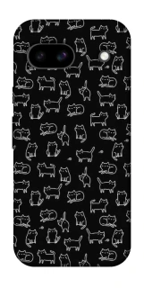 Чохол на Google Pixel 8a Black Cats фото 1 Чохол на Google Pixel 8a Black Cats фото 1 з 1