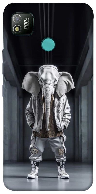 Чохол на TECNO POP 4 Слон v2 фото 1 з 1