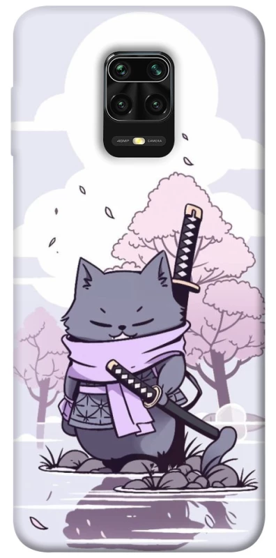 Чохол на Xiaomi Redmi Note 9s / Note 9 Pro / Note 9 Pro Max Samurai cat фото 1 з 1