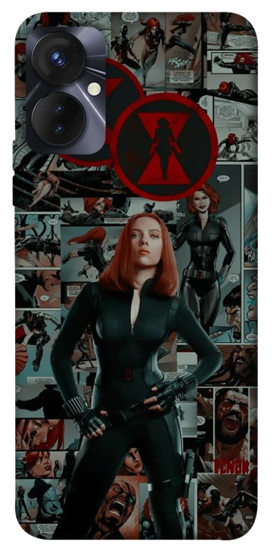 Чохол на TECNO Spark 9 Pro Black Widow фото 1 з 1