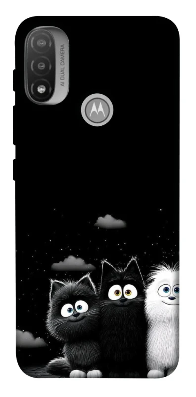 Чехол на Motorola Moto E20 Three Cats фото 1 из 1