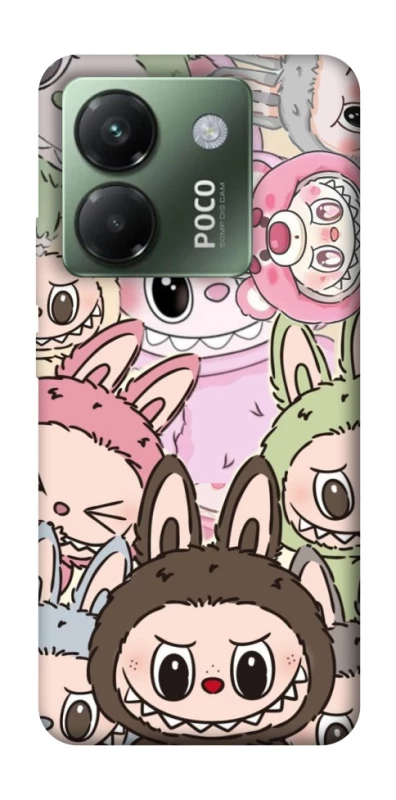 Чохол на Xiaomi Poco M7 pro 5G All Labubu 3 фото 1 з 1