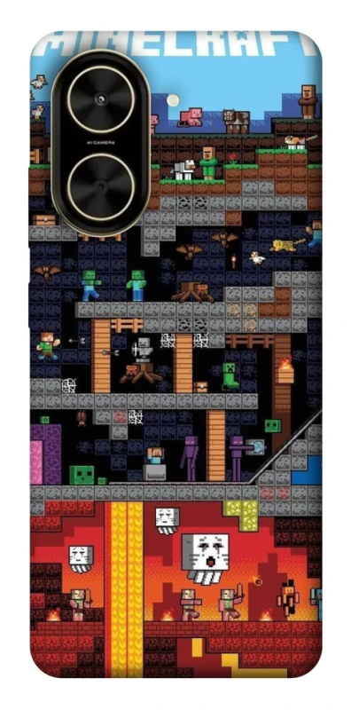 Чохол на Xiaomi Poco C71 Minecraft фото 1 з 1