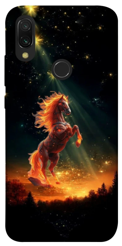 Чохол на Xiaomi Redmi 7 Red Fire Horse ver.2 фото 1 з 1