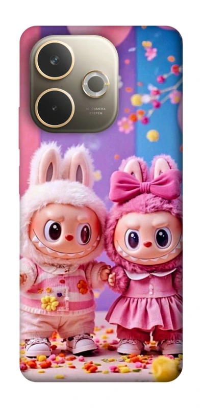 Чохол на Oppo A5 Pro 4G Labubu twins ver.2 фото 1 з 1
