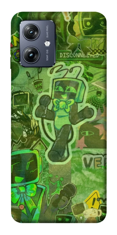 Чохол на Motorola Moto G54 Dandysworld tv green theme фото 1 з 1