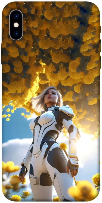 Чохол на Apple iPhone X (5.8") Cyber space girl ver.3 фото 1 з 1