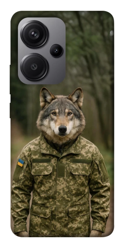 Чохол на Xiaomi Redmi Note 13 Pro+ Вовк захисник фото 1 з 1