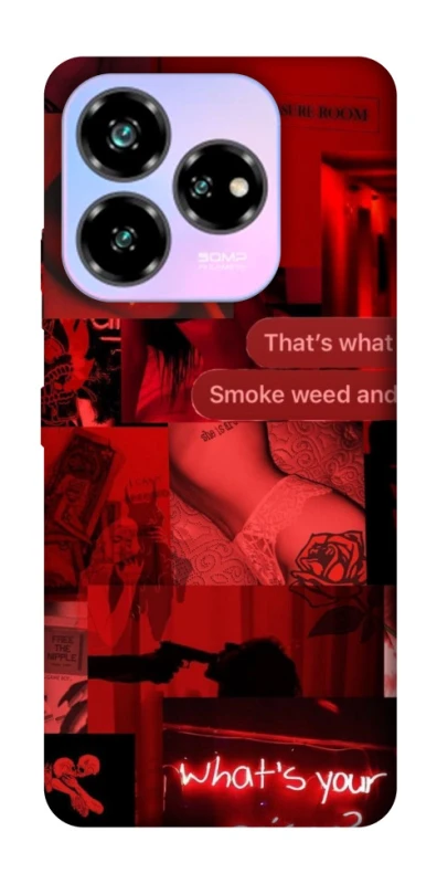 Чохол на ZTE Nubia V60 Desing Love collage ver.1 фото 1 з 1