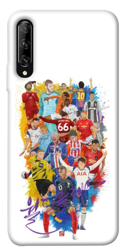 Чехол на Huawei P Smart Pro / Honor 9X (China) Football Abstract v2 фото 1 из 1