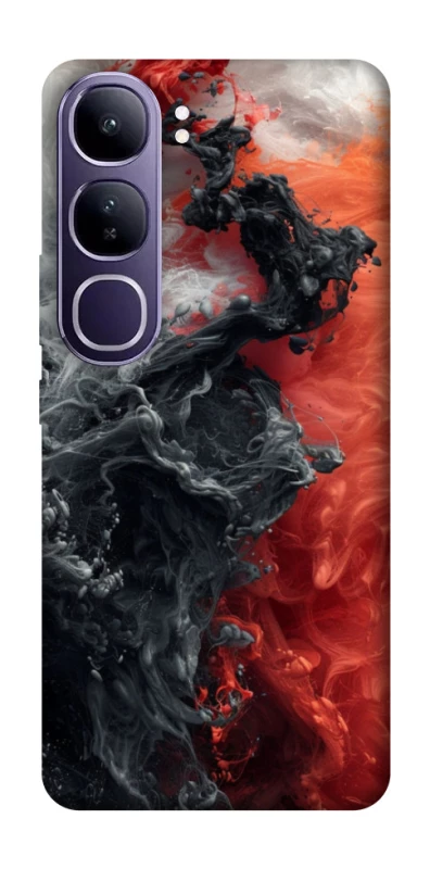 Чохол на Vivo Y300 Black and Red фото 1 з 1