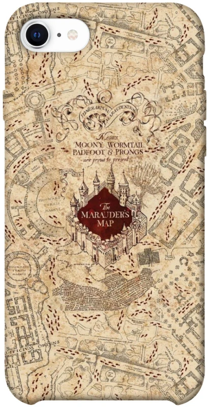 Чохол на Apple iPhone SE (2020) Harry Potter Marauder's Map фото 1 з 1