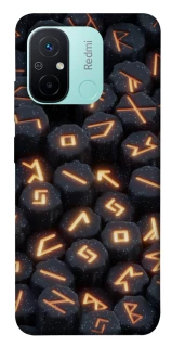 Чехол на Xiaomi Redmi 12C / Poco C55 Огненые руны фото 1 из 1