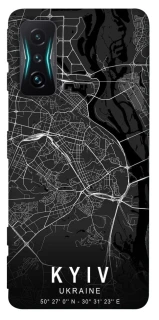 Чохол на Xiaomi Redmi K50 Gaming Kyiv map фото 1 з 1