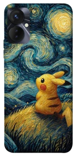 Чехол на TECNO Spark 9 Pro (KH7n) Pikachu and Van Gogh фото 1 из 1
