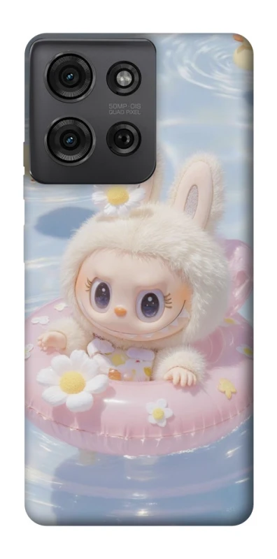 Чохол на Motorola Moto G75 Labubu swimming фото 1 з 1