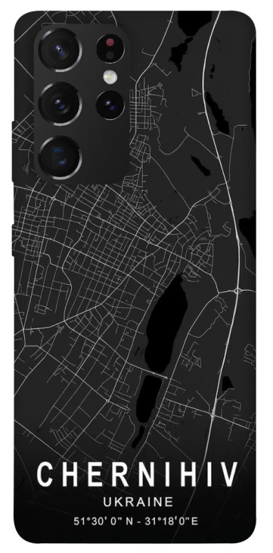 Чохол на Samsung Galaxy S21 Ultra Chernihiv map фото 1 з 1