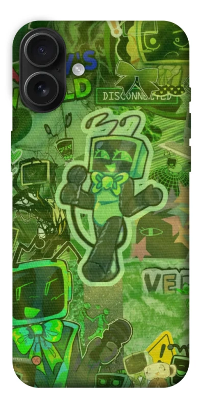 Чехол на Apple iPhone 16 Plus Dandysworld tv green theme фото 1 из 1