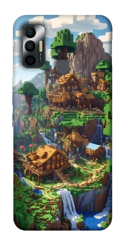 Чохол на TECNO Spark 7 Minecraft universe фото 1 з 1