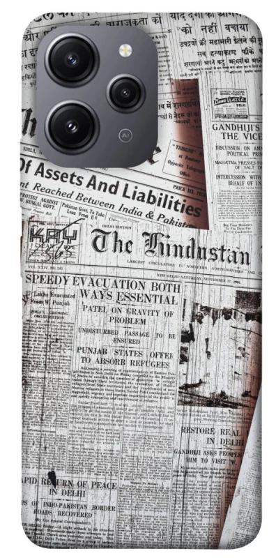 Чохол на Xiaomi Redmi 12 Газети фото 1 з 1