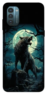 Чехол на Nokia G21 Волк под луной фото 1 из 1