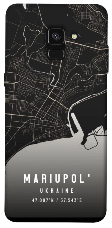 Чехол на Samsung A530 Galaxy A8 (2018) Mariupol map фото 1 из 1