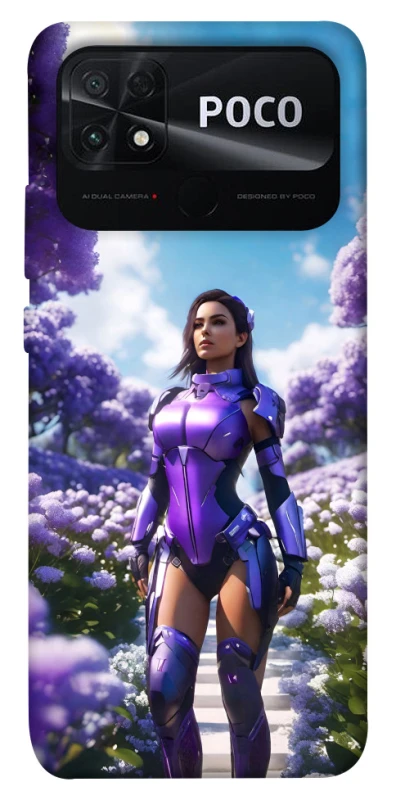 Чохол на Xiaomi Poco C40 Cyber space girl ver.4 фото 1 з 1