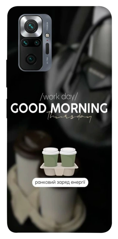 Чехол на Xiaomi Redmi Note 10 Pro Thursday coffee фото 1 из 1