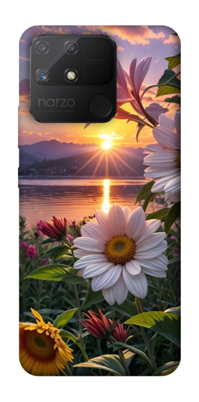 Чохол на Realme Narzo 50A Flowers v31 фото 1 з 1