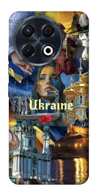 Чехол на TECNO Spark 30 Pro (KL7) Ukraine style ver.3 фото 1 из 1