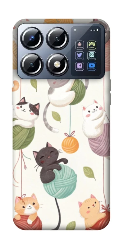 Чохол на Xiaomi POCO X8 Pro Funny Kittens фото 1 з 1