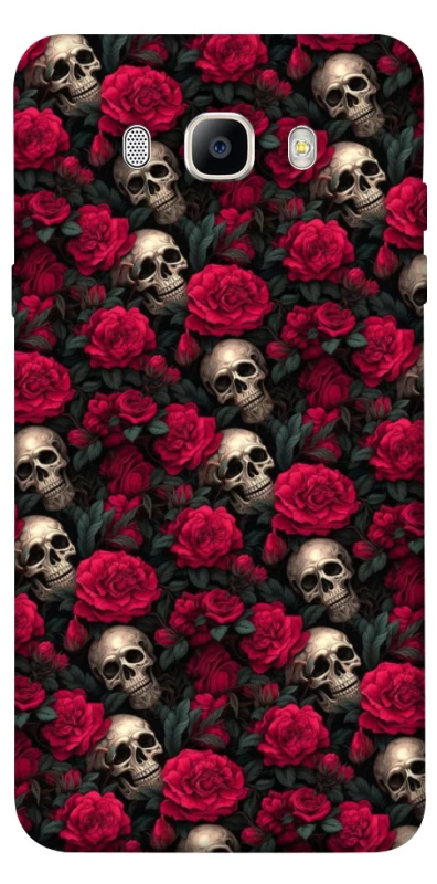 Чохол на Samsung J710F Galaxy J7 (2016) Черепа та рози фото 1 з 1