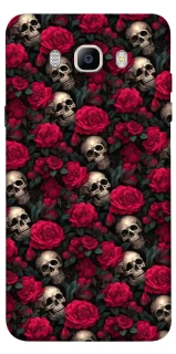 Чехол на Samsung J710F Galaxy J7 (2016) Черепа и розы фото 1 из 1