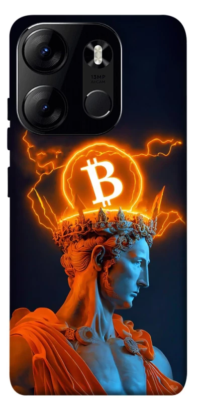Чехол на Tecno Spark Go 2023 Bitcoin God фото 1 из 1