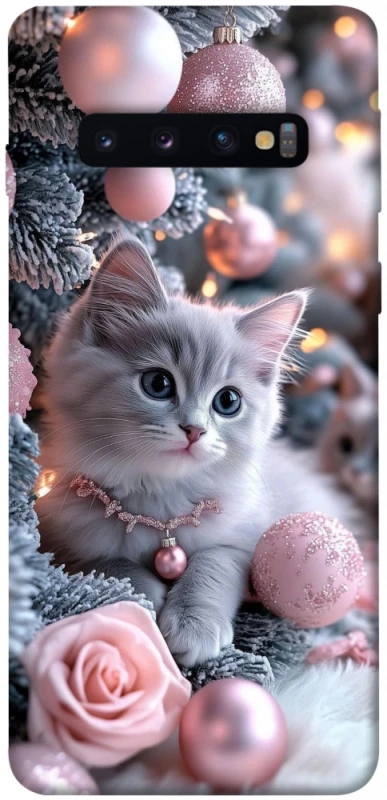 Чохол на Samsung Galaxy S10 Christmas Kitty фото 1 з 1