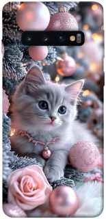 Чохол на Samsung Galaxy S10 Christmas Kitty фото 1 з 1